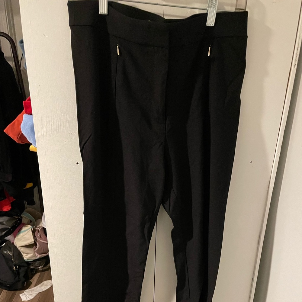 H&M black trouser work pants